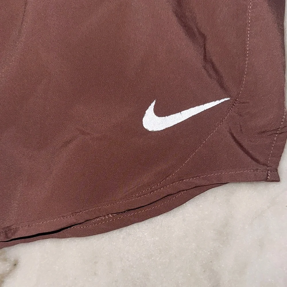 Nike Running Tan‎ Athletic Shorts with Elastic Waistband